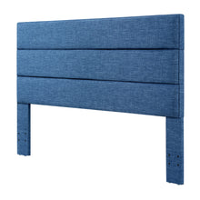 Load image into Gallery viewer, 24KF Palisades Upholstered Headboard is Comfortable and on Style King/California King Size-Slate Blue