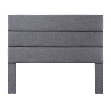 Load image into Gallery viewer, 24KF Palisades Upholstered Queen Headboard is Comfortable and on Style Queen/Full Size-Dark Gray