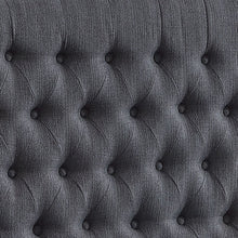 Load image into Gallery viewer, 24KF Upholstered Button Tufted Headboard is Comfortable and Classical/California King Size- Dark Gray